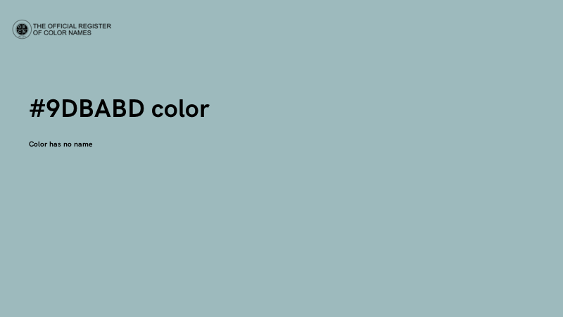 #9DBABD color image