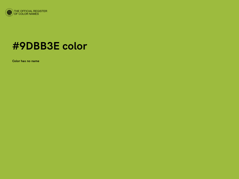 #9DBB3E color image
