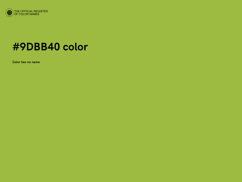 #9DBB40 color image