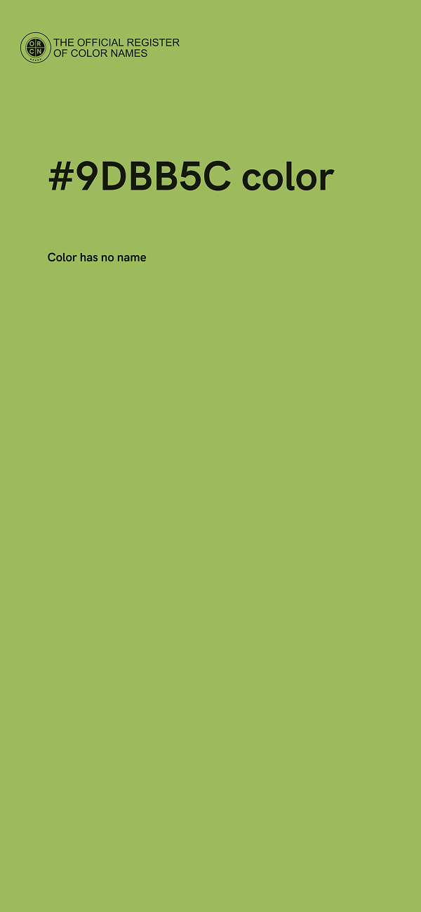 #9DBB5C color image