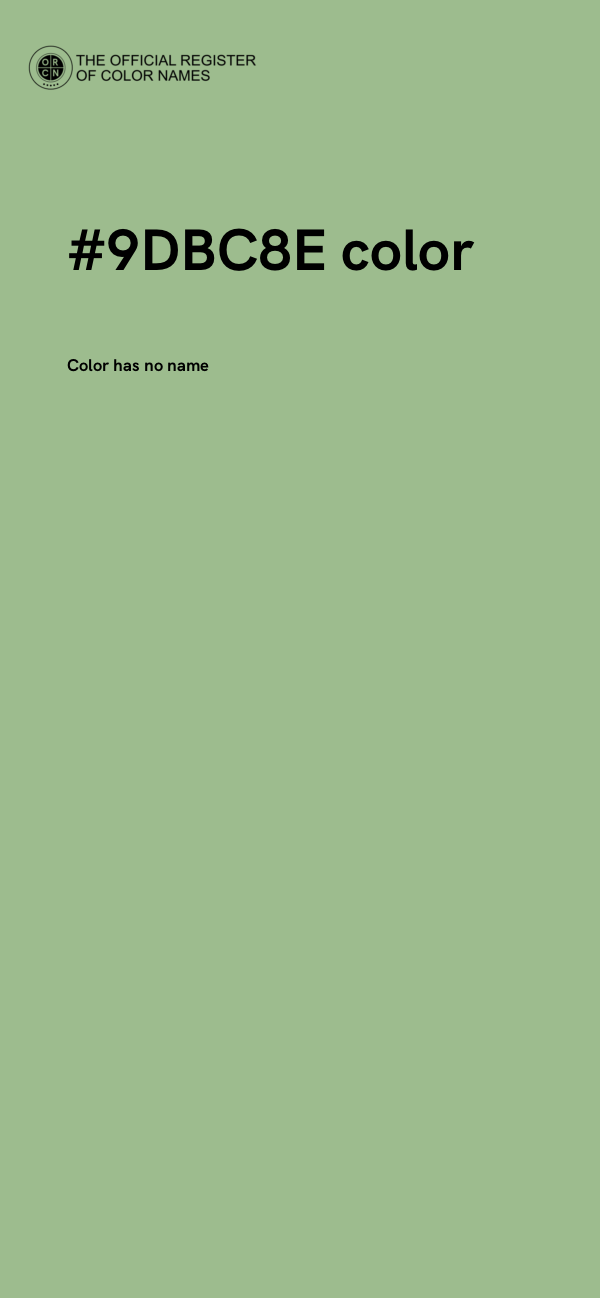 #9DBC8E color image