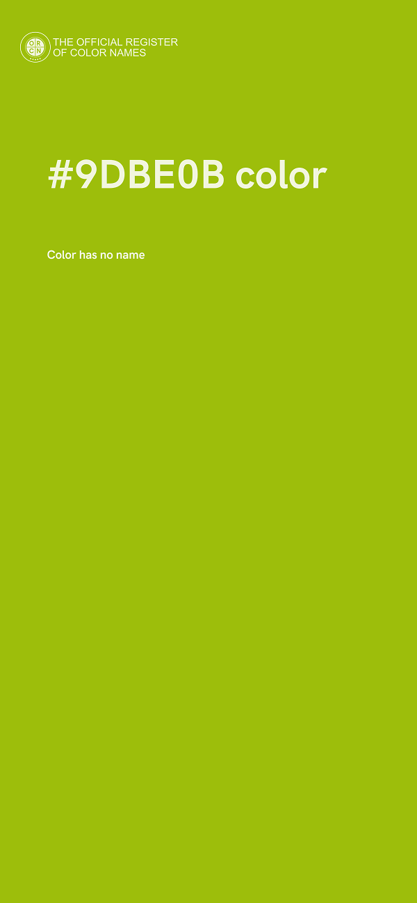 #9DBE0B color image