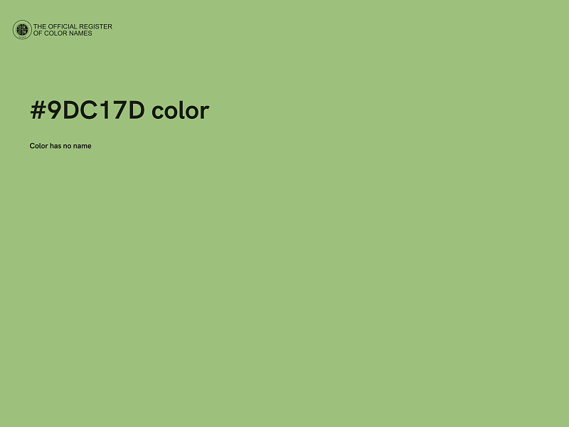 #9DC17D color image