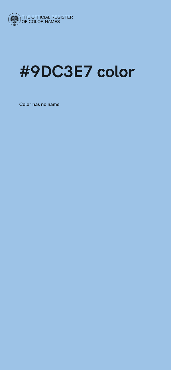 #9DC3E7 color image
