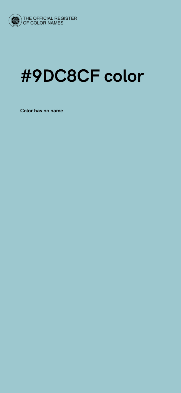 #9DC8CF color image