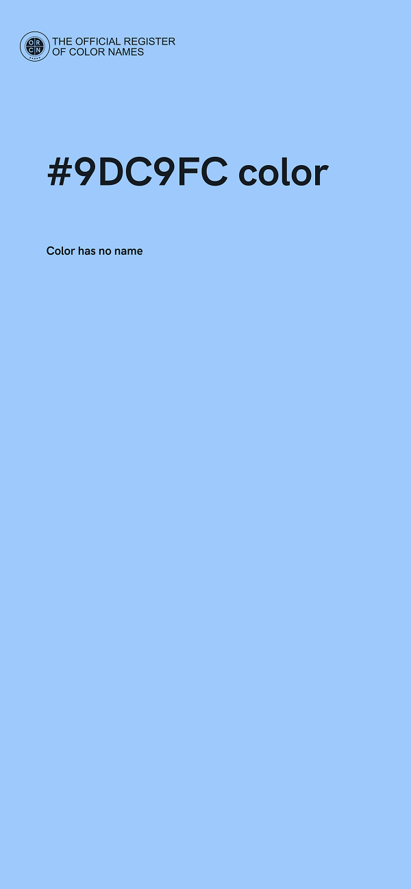 #9DC9FC color image