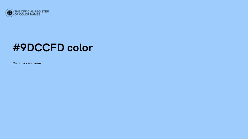#9DCCFD color image