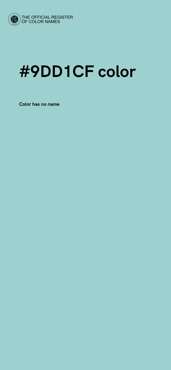 #9DD1CF color image