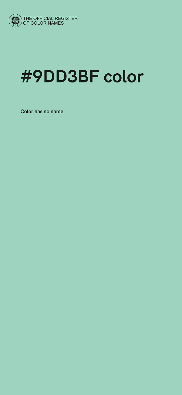 #9DD3BF color image