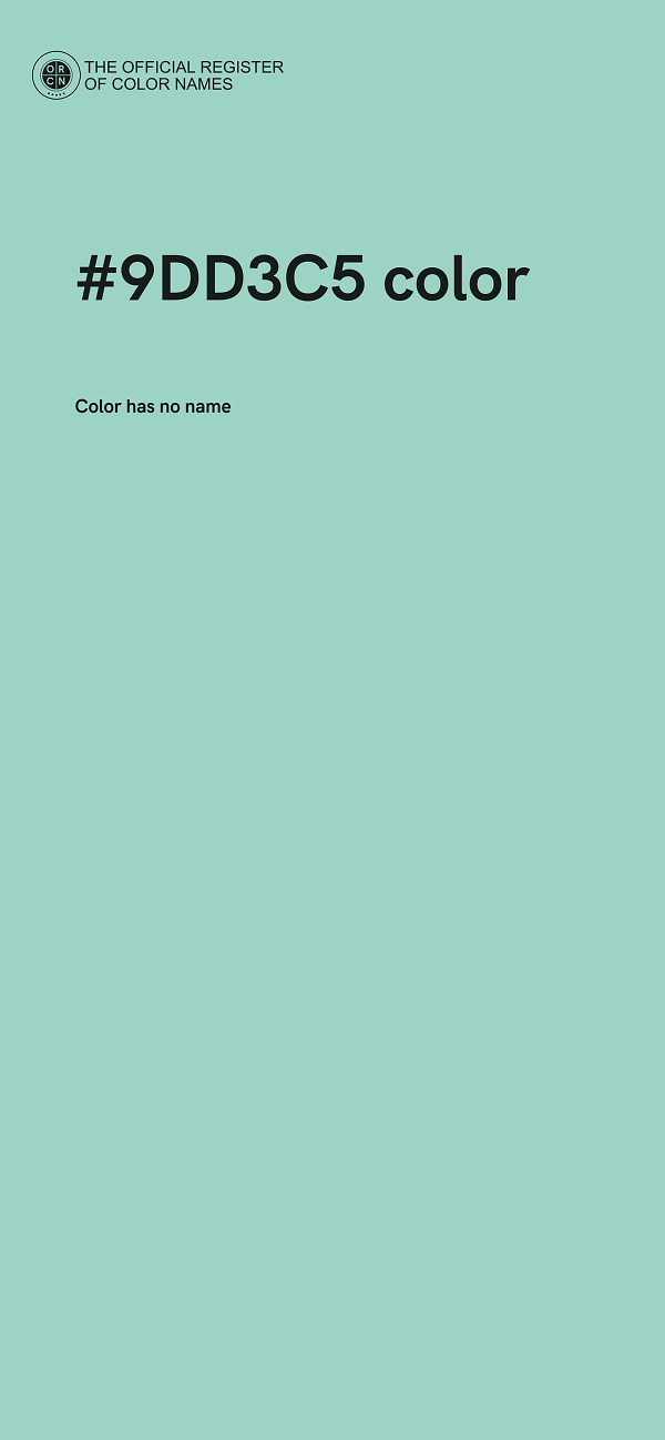 #9DD3C5 color image