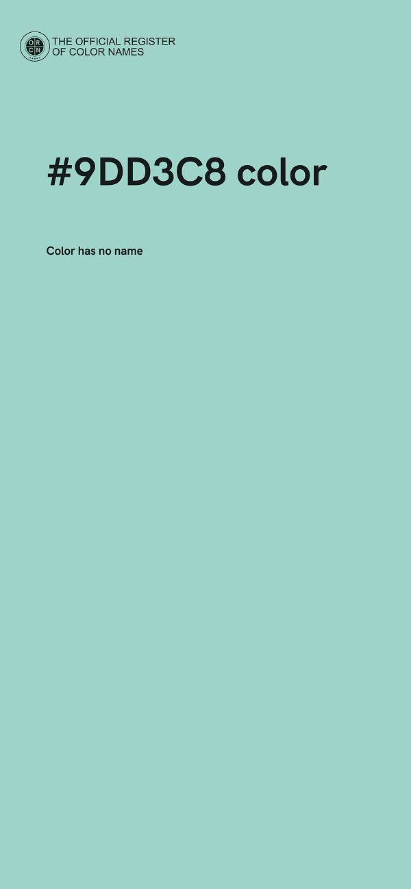 #9DD3C8 color image