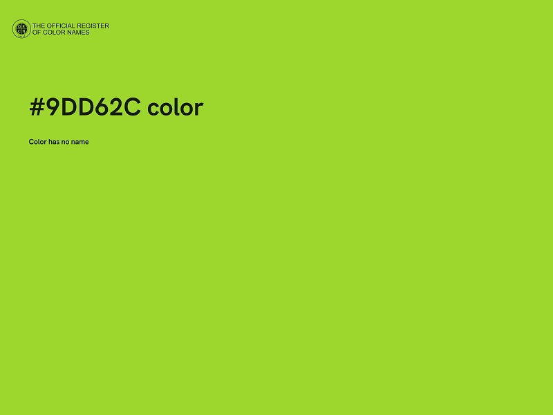 #9DD62C color image