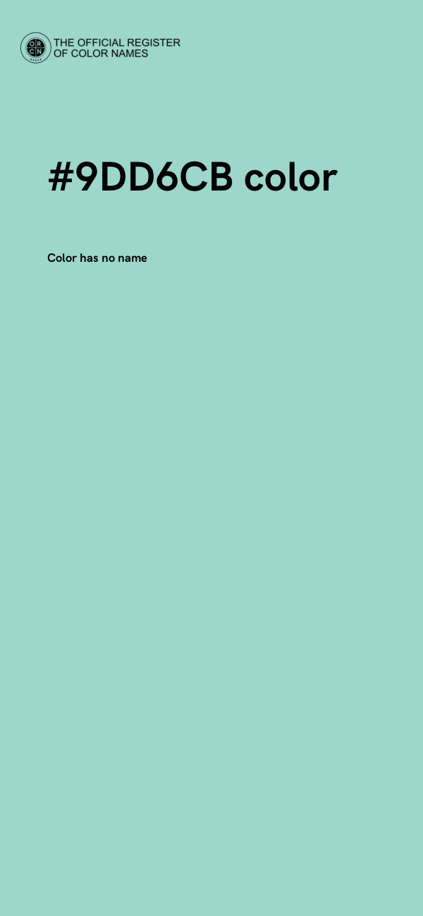 #9DD6CB color image
