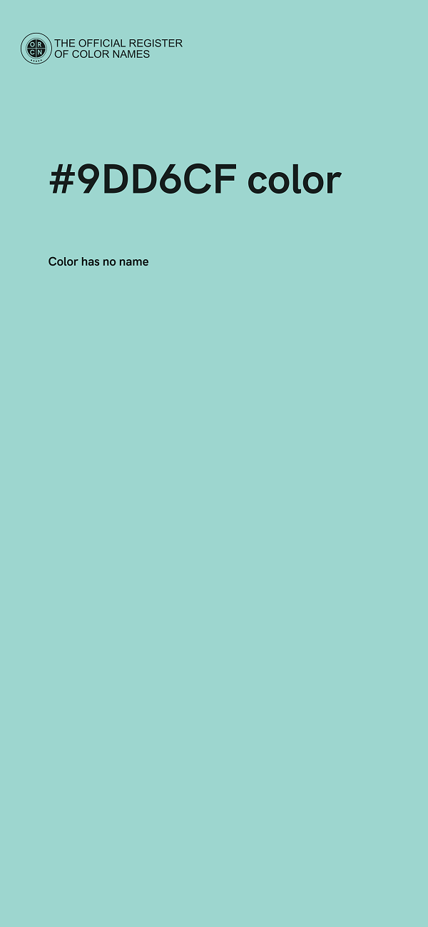 #9DD6CF color image