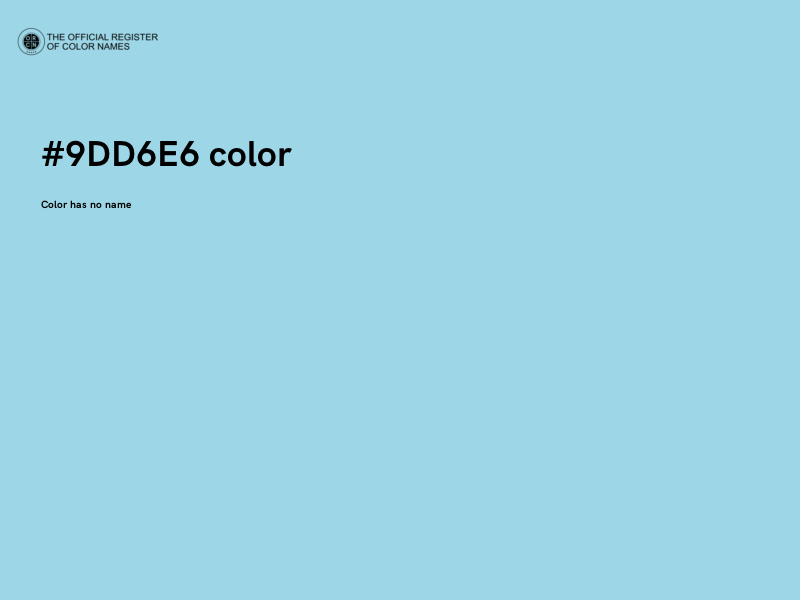 #9DD6E6 color image