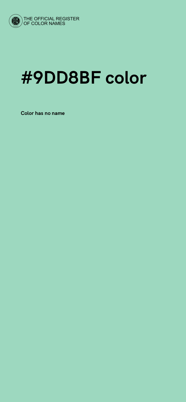 #9DD8BF color image
