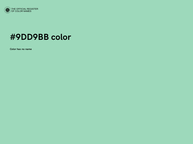 #9DD9BB color image