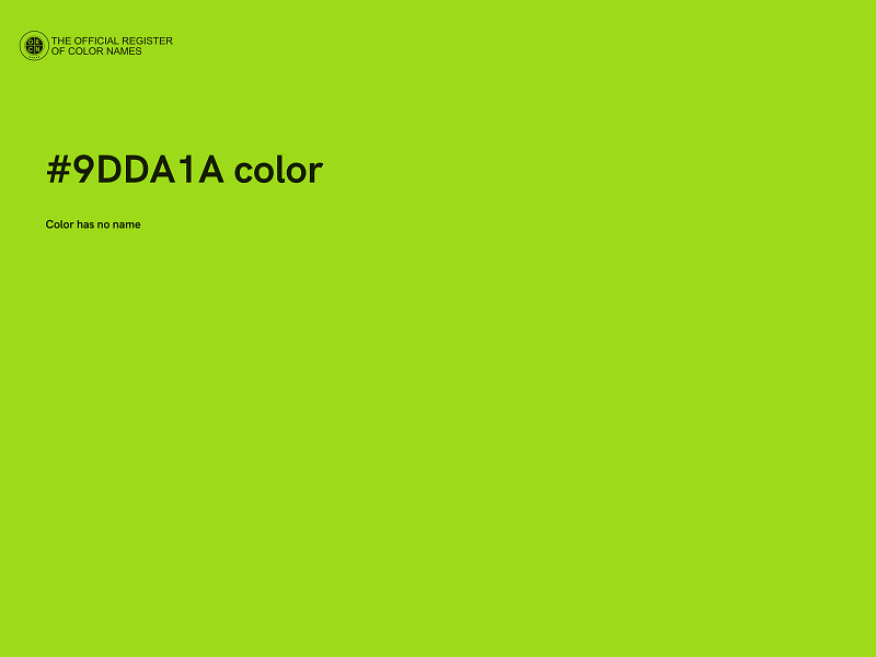 #9DDA1A color image