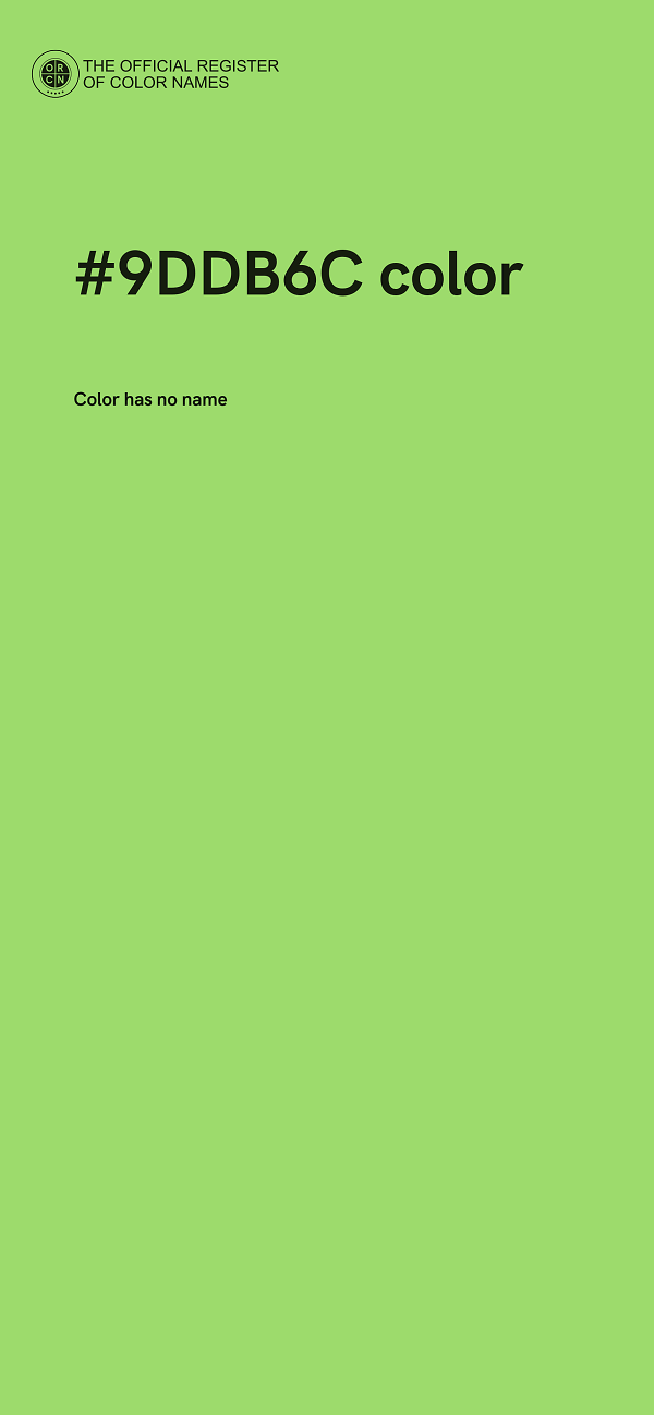 #9DDB6C color image