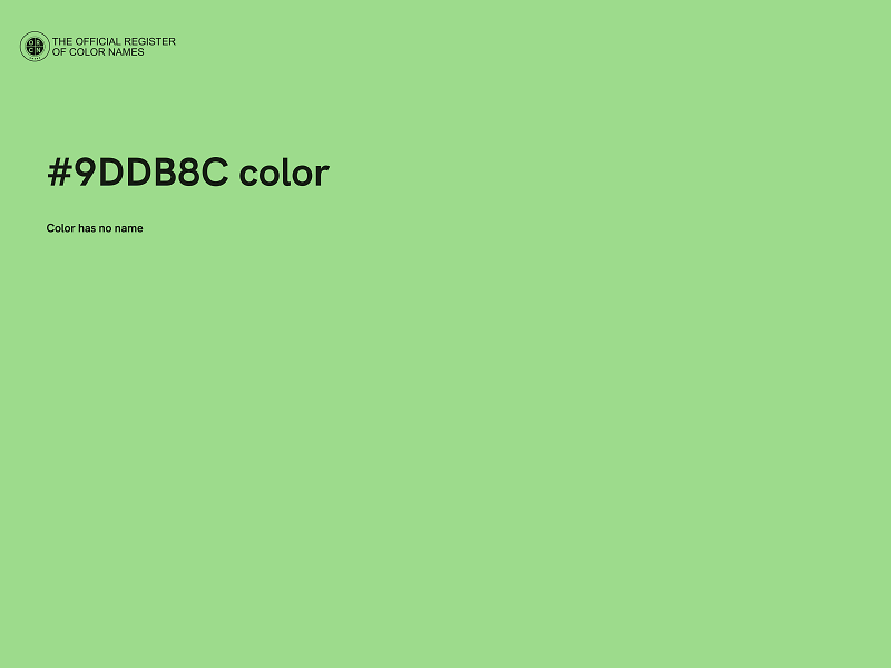#9DDB8C color image