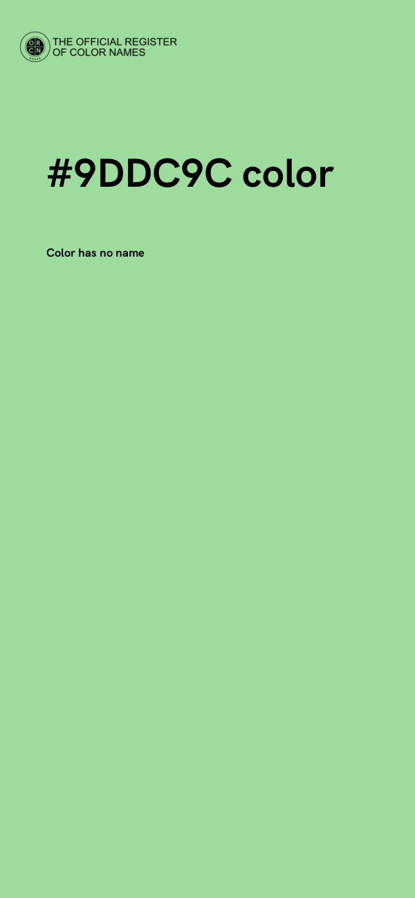 #9DDC9C color image