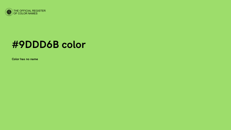 #9DDD6B color image