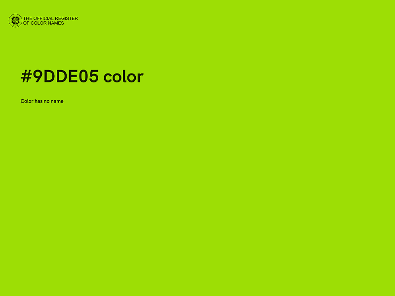 #9DDE05 color image