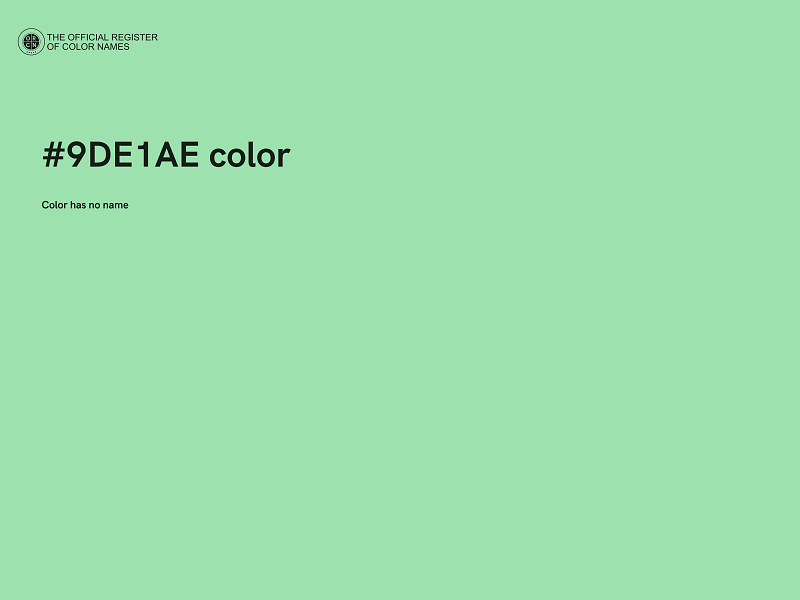 #9DE1AE color image