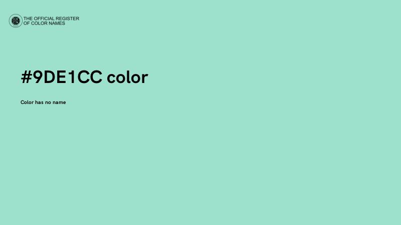 #9DE1CC color image