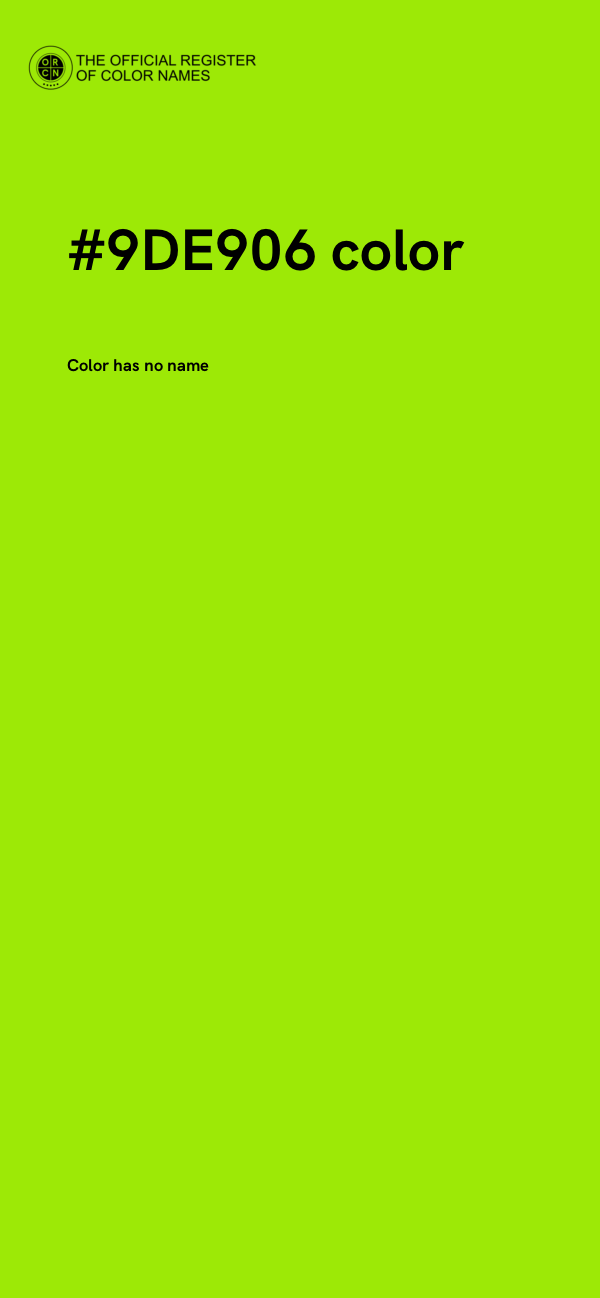 #9DE906 color image