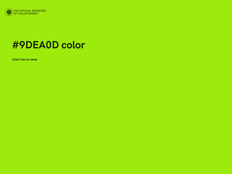 #9DEA0D color image