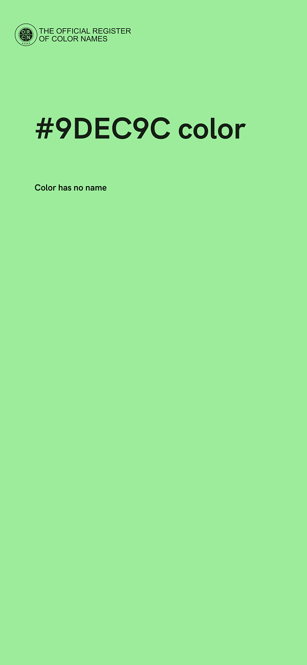 #9DEC9C color image