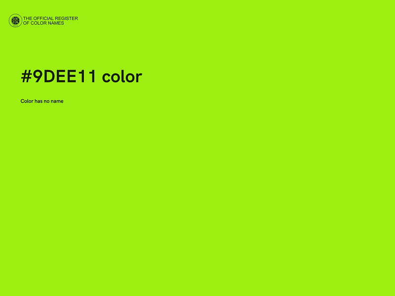 #9DEE11 color image