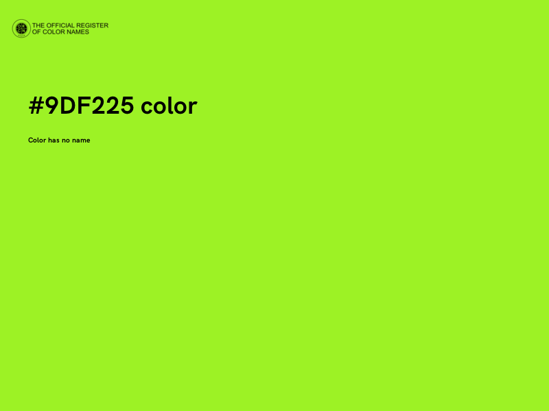 #9DF225 color image
