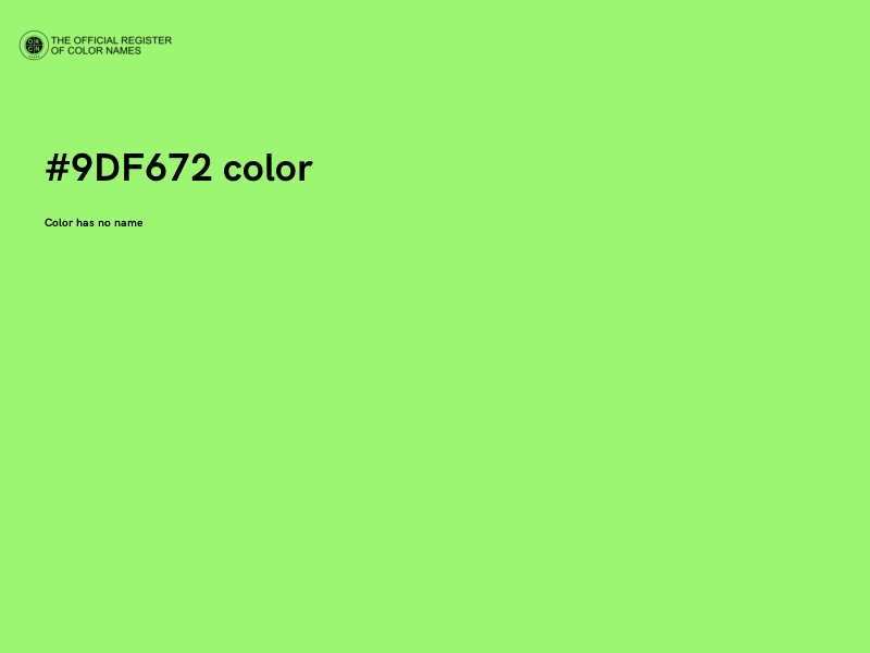 #9DF672 color image