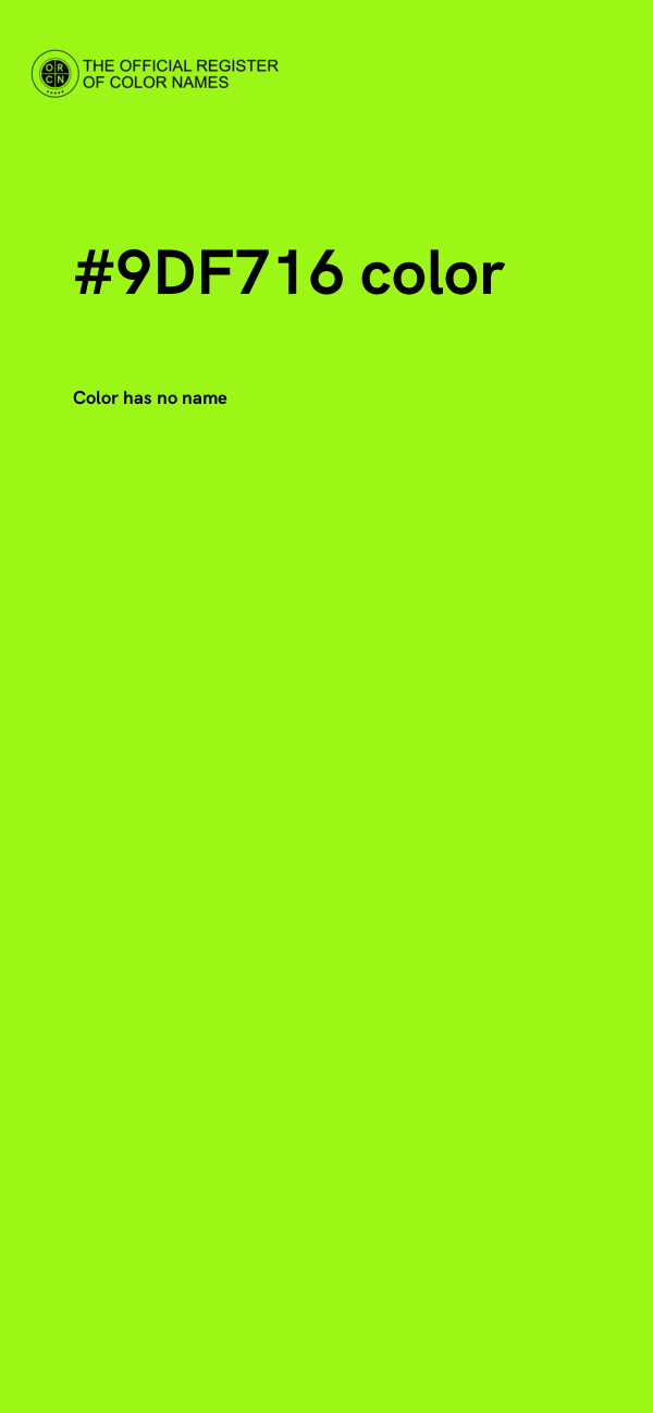 #9DF716 color image