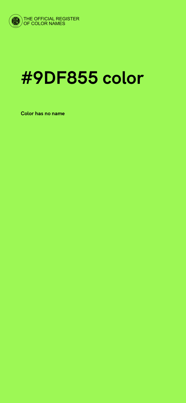 #9DF855 color image