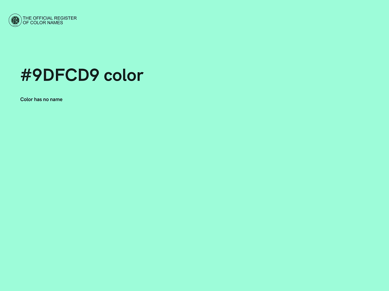 #9DFCD9 color image