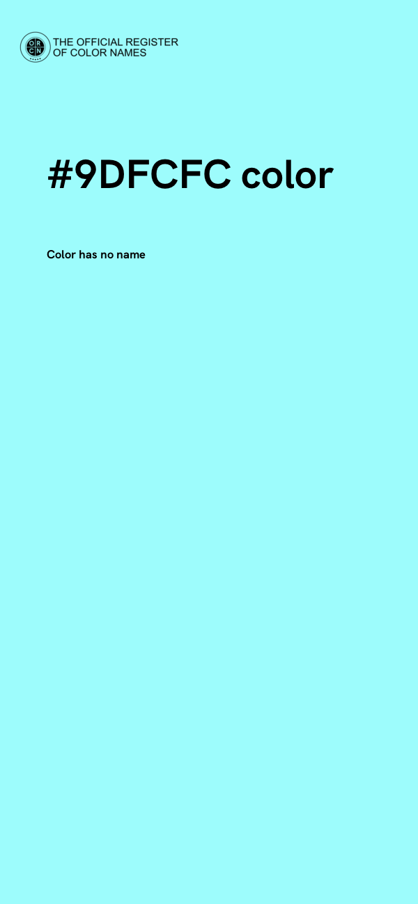 #9DFCFC color image