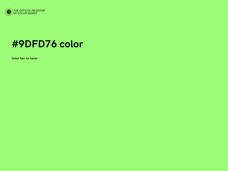 #9DFD76 color image