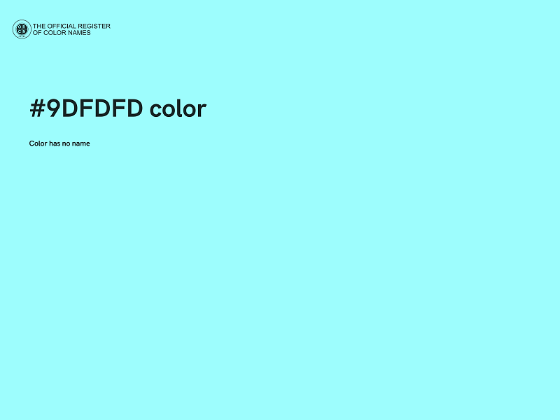 #9DFDFD color image