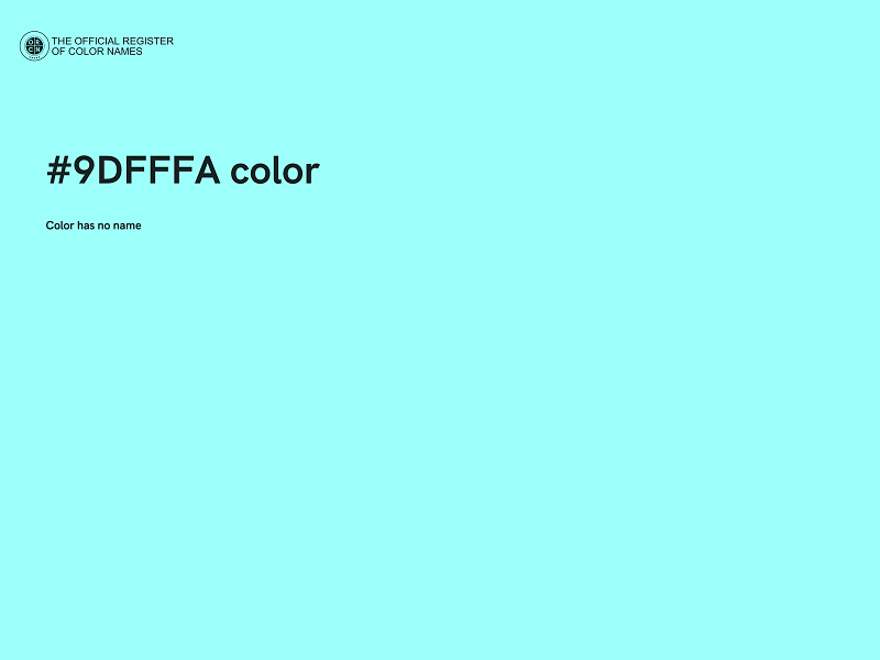 #9DFFFA color image