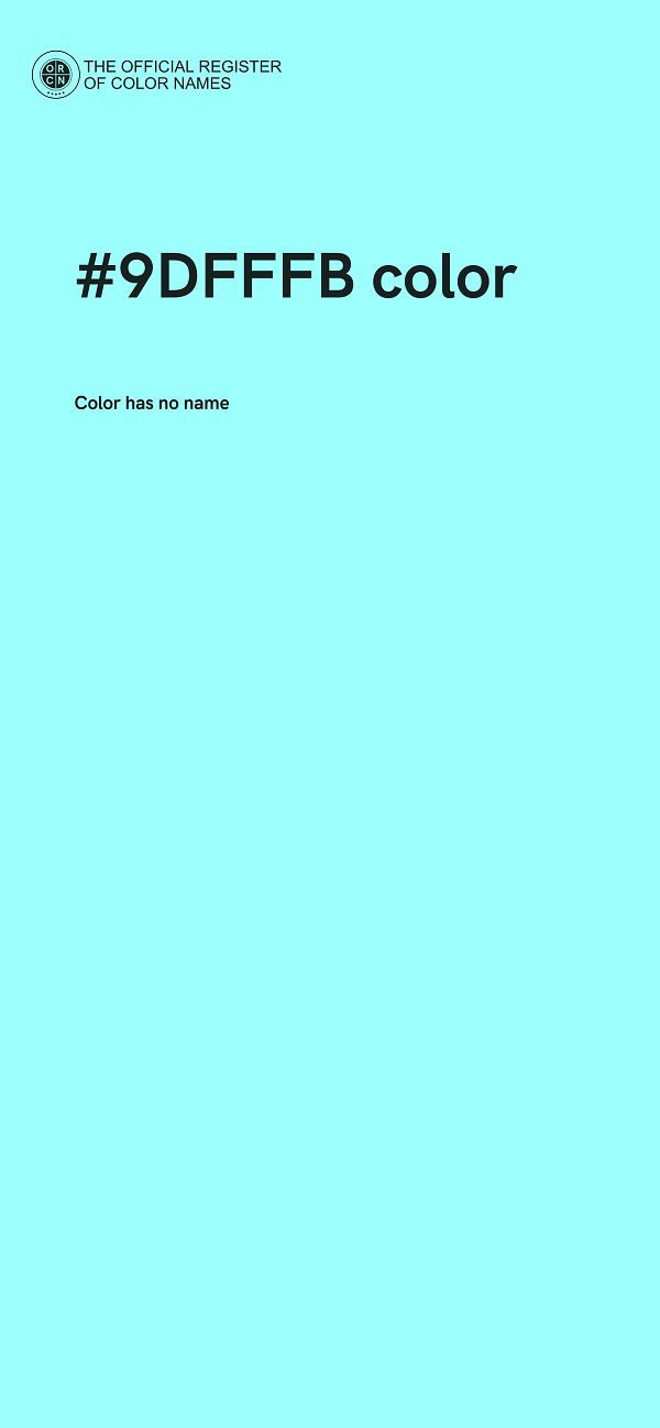 #9DFFFB color image