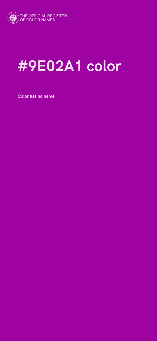 #9E02A1 color image