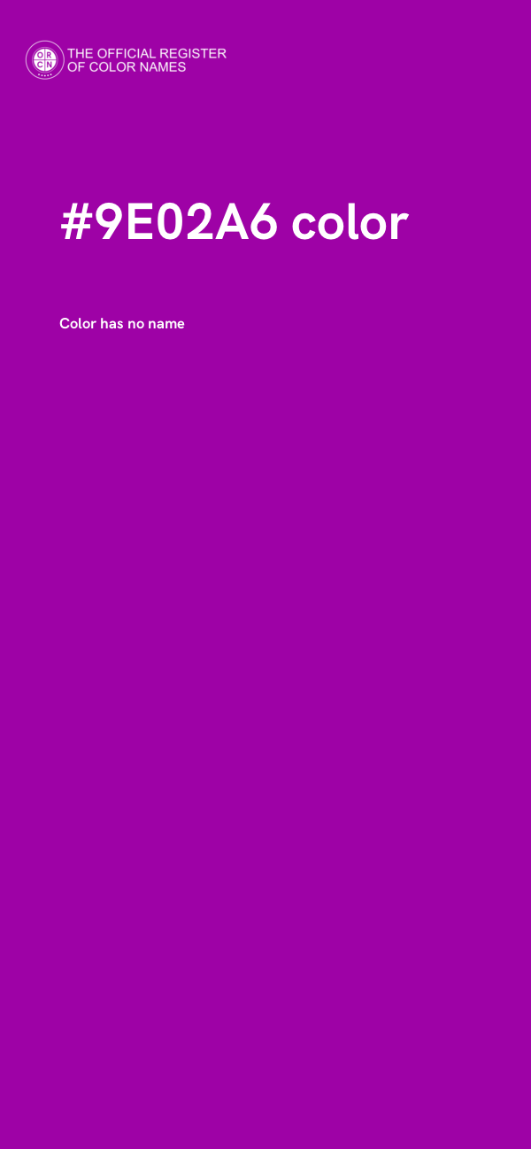 #9E02A6 color image