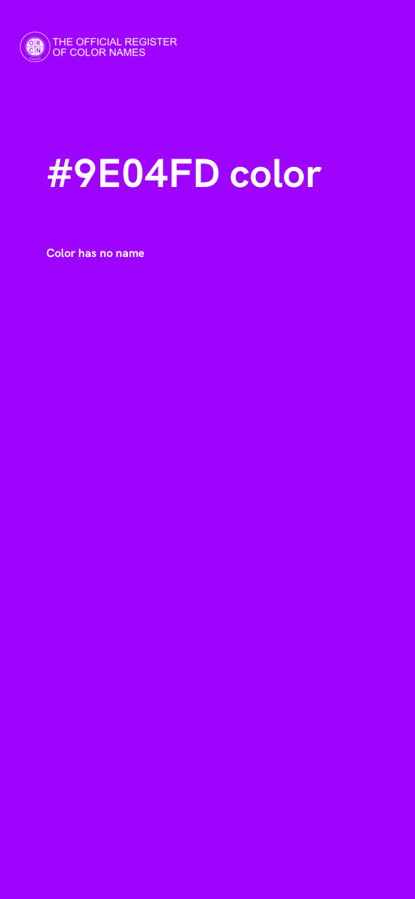 #9E04FD color image