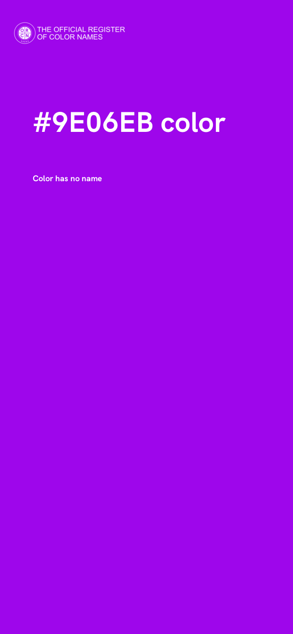#9E06EB color image