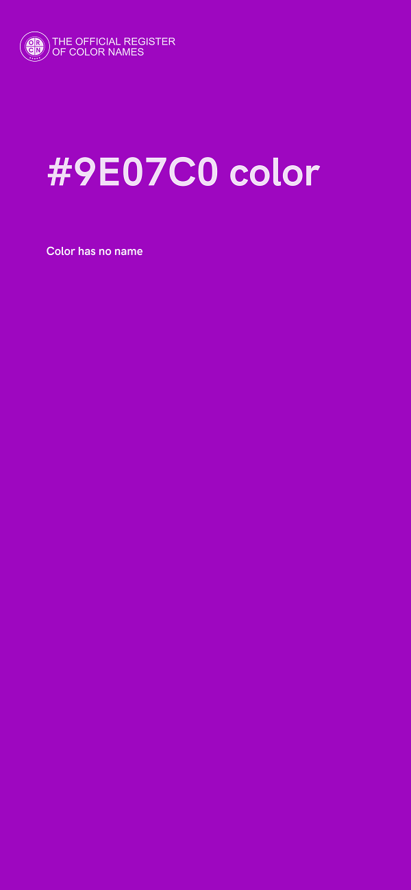 #9E07C0 color image