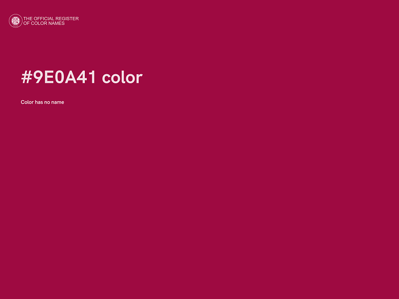 #9E0A41 color image