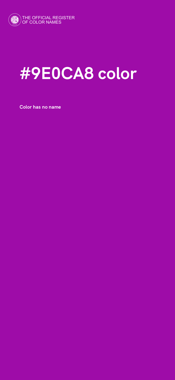 #9E0CA8 color image